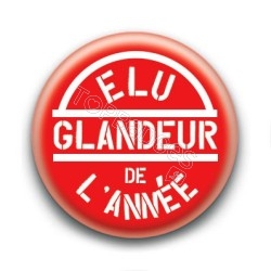Badge Elu Glandeur de l'Année