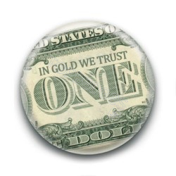 Badge In Gold We Trust Billet