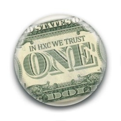 Badge In HXC We Trust Billet