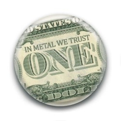 Badge In Metal We Trust Billet