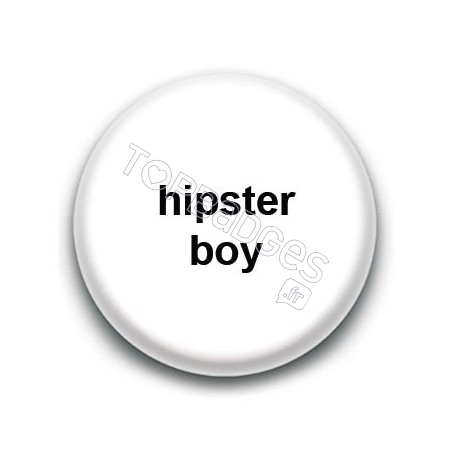 Badge Hipster Boy