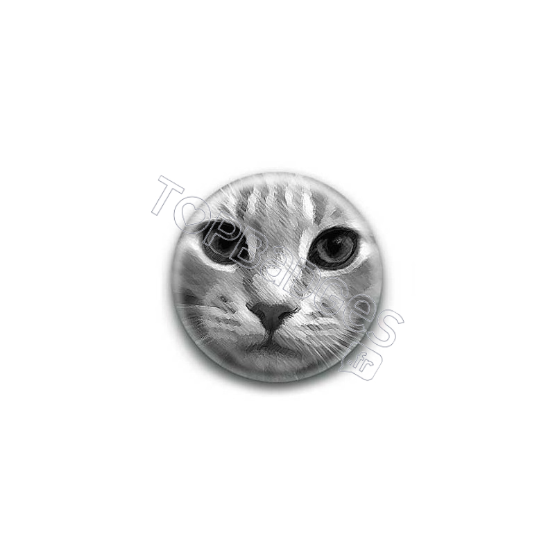 Badge Dessin de chat