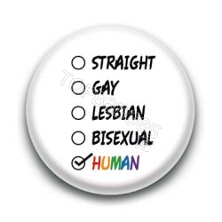 Badge : LGBTQIA+ & human