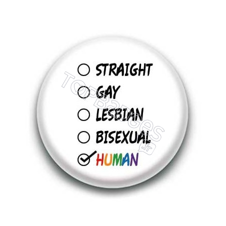 Badge : LGBTQIA+ & human