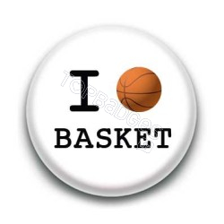 Badge I Love Basket