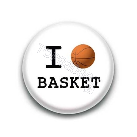 Badge I Love Basket