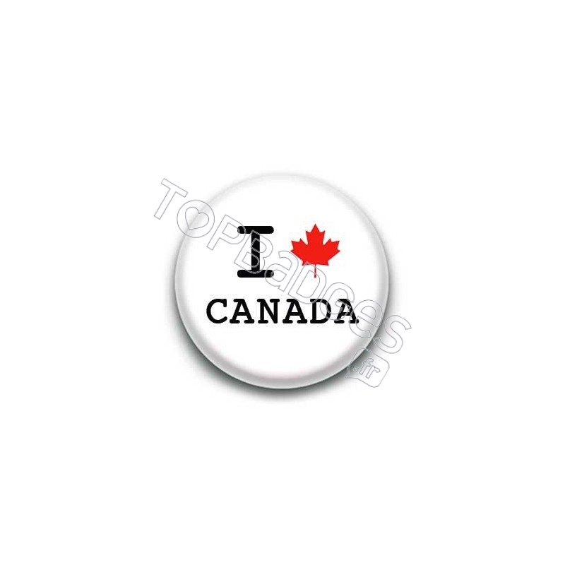 Badge I Love Canada