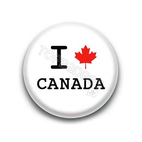 Badge I Love Canada