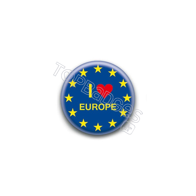 Badge I Love Europe