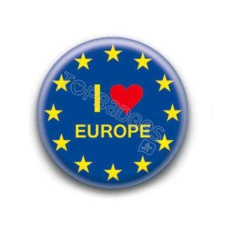 Badge I Love Europe