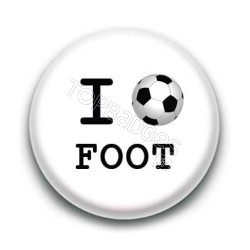 Badge I Love Foot