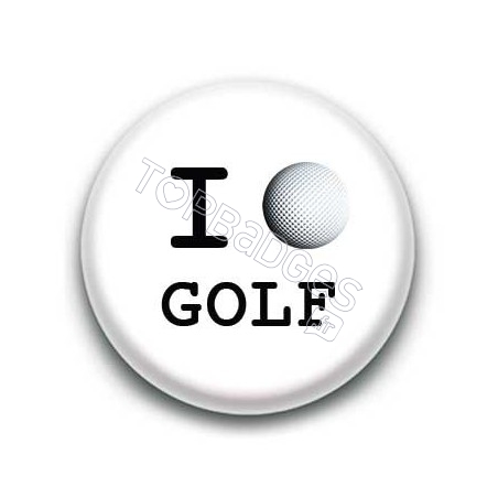 Badge I Love Golf