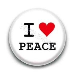 Badge I Love Peace