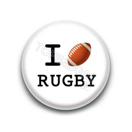 Badge I Love Rugby