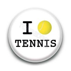 Badge I Love Tennis