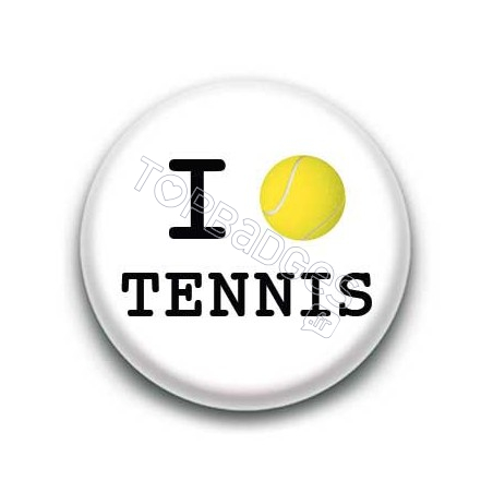 Badge I Love Tennis