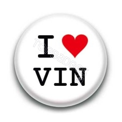 Badge I Love Vin