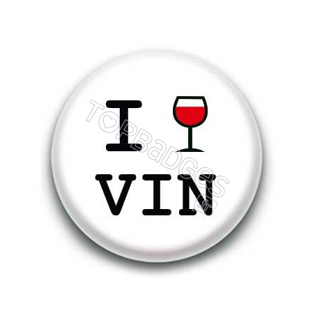 Badge I Love Vin 2