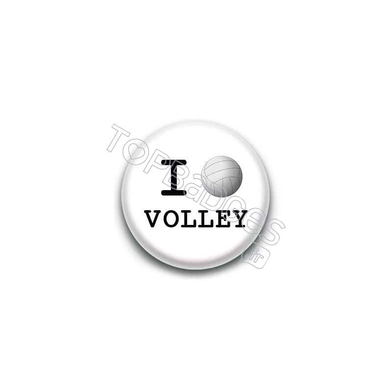 Badge I Love Volley