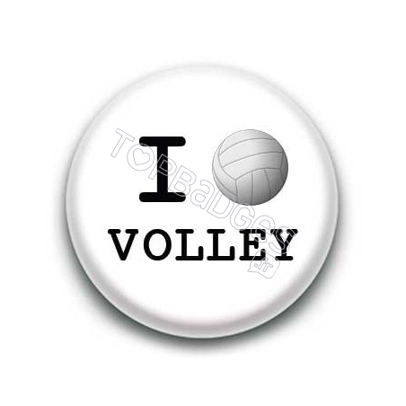 Badge I Love Volley