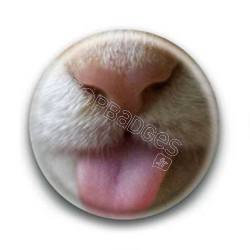 Badge Langue de Chat