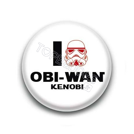 Badge I Love Obi-Wan Kenobi