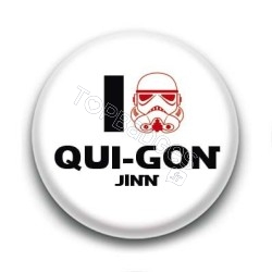 Badge I Love Qui-Gon Jinn