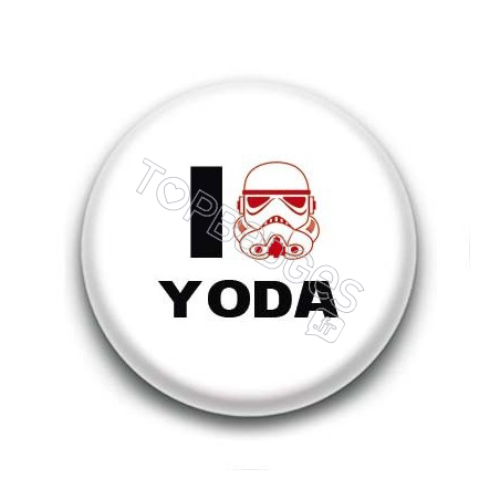 Badge I Love Yoda