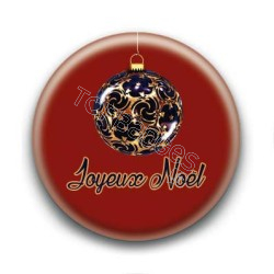 Badge : Boules de Noël, joyeux noël