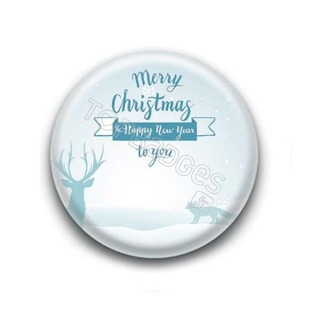 Badge Merry Christmas to you