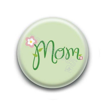 Badge Mom Vert