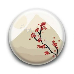 Badge : Mont Fuji, sakura