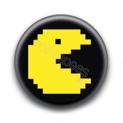 Badge Pacman 8 Bit