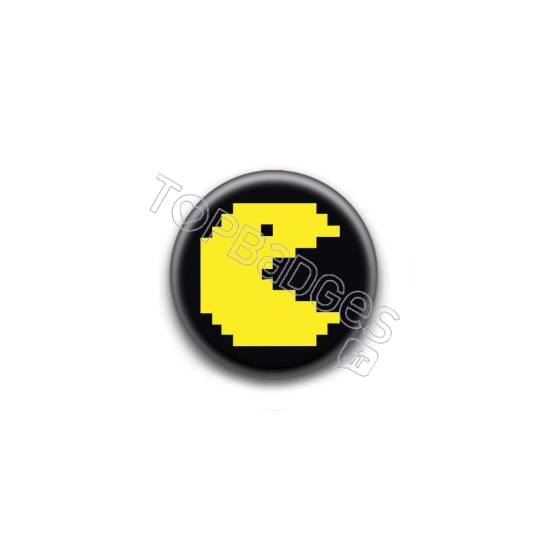 Badge Pacman 8 Bit