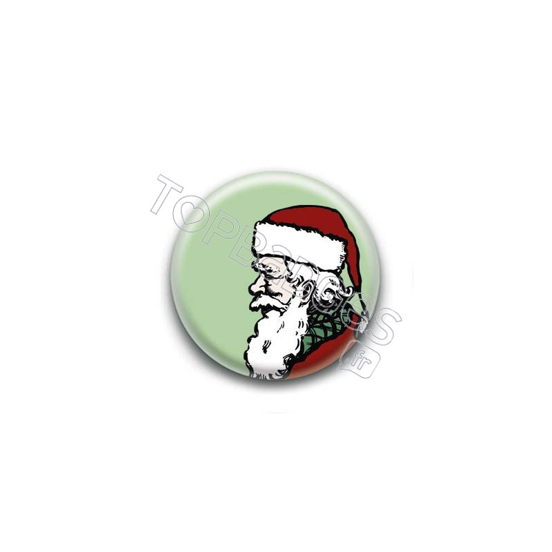 Badge Père Noël Dessin