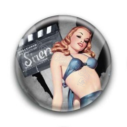 Badge Pin'up Siren