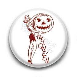 Badge Pin'up Halloween