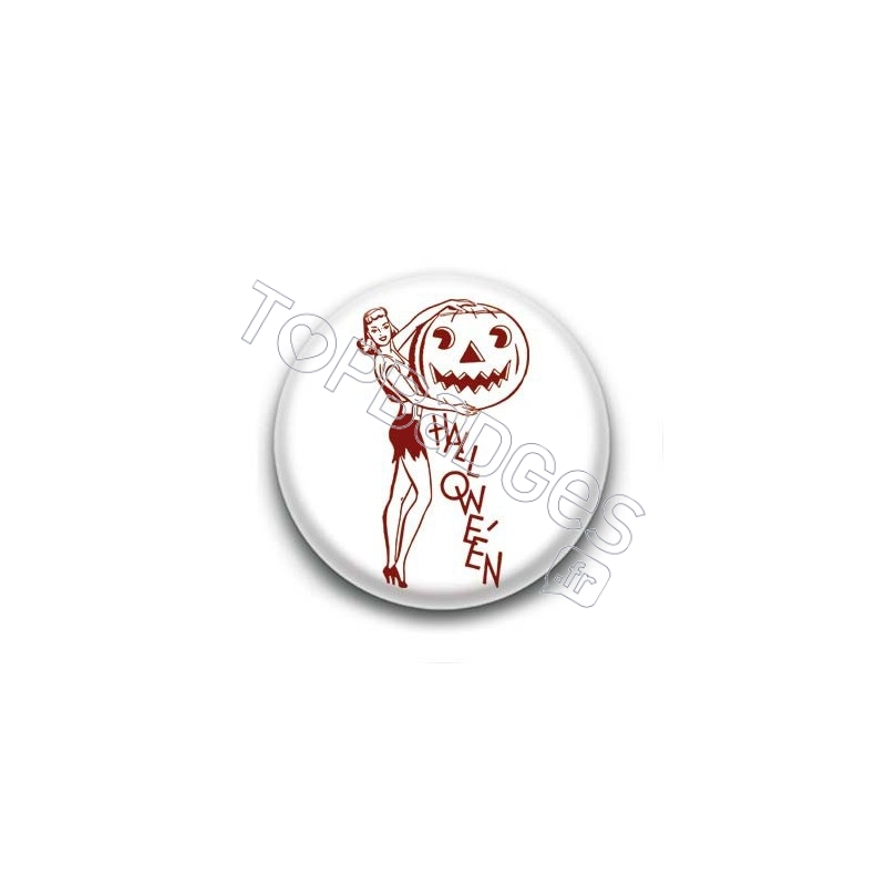 Badge Pin'up Halloween