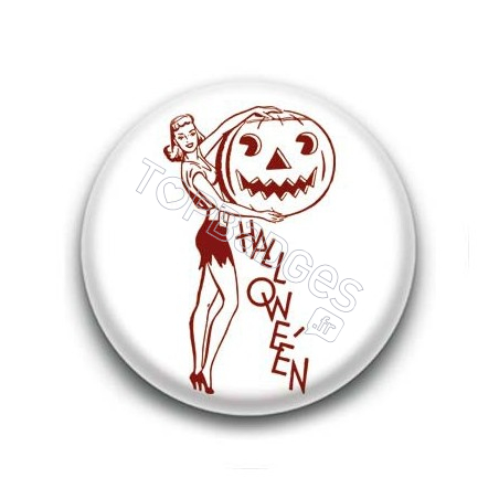 Badge Pin'up Halloween