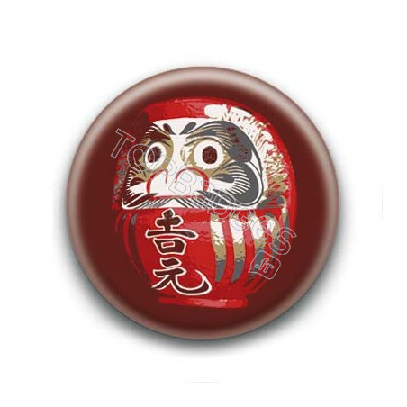 Badge : Daruma japonais