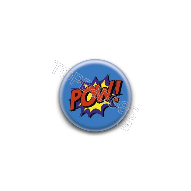 Badge Pow Super Héros