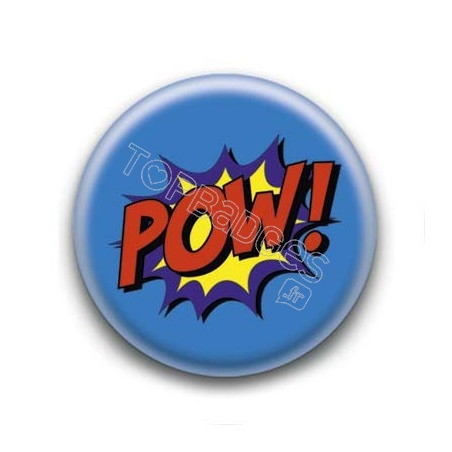 Badge Pow Super Héros