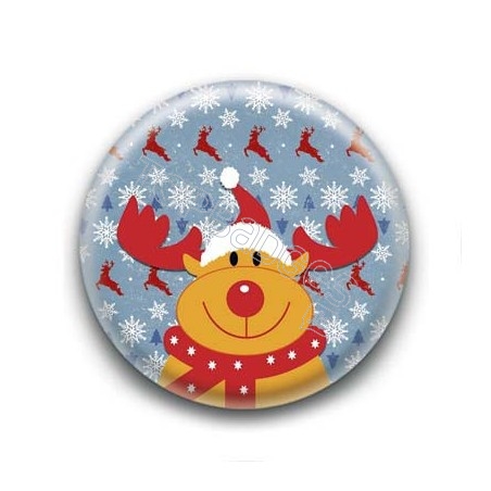 Badge : Rudolphe le renne