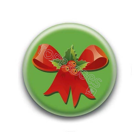 Badge Ruban de Noël