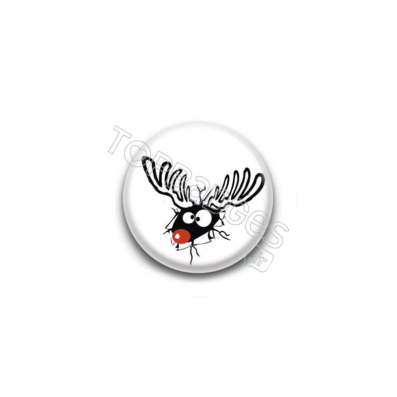 Badge Rudolphe Renne Timbré