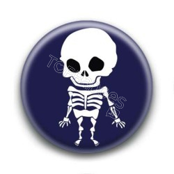 Badge Squelette Halloween