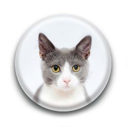 Badge Tête de Chat