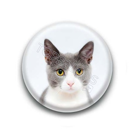 Badge Tête de Chat