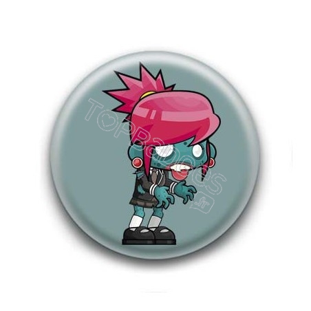Badge Zombie Girl