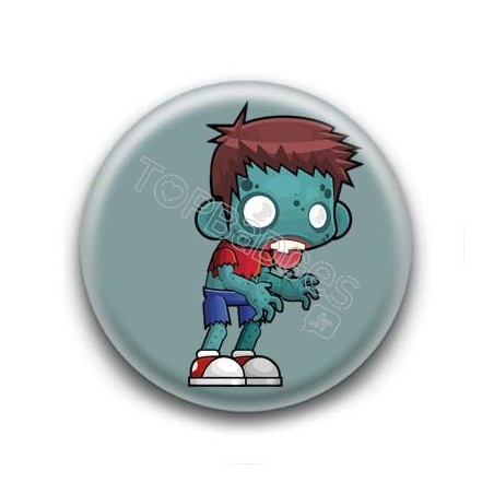 Badge Zombie Boy
